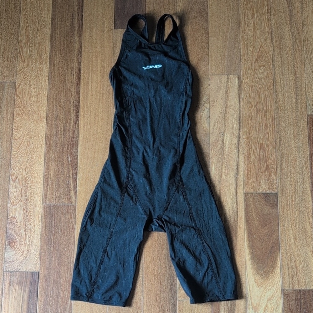 Kids Black One-Piece Performance Swim Suit by FINIS